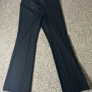 Ann Taylor Black Curvy Trousers Size 4 Work Office Business Casual